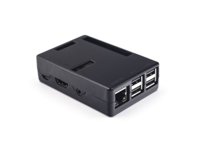 Gabinete ABS preto compat&iacute;vel com Raspberry Pi 3B/3B+ - Imagem 5