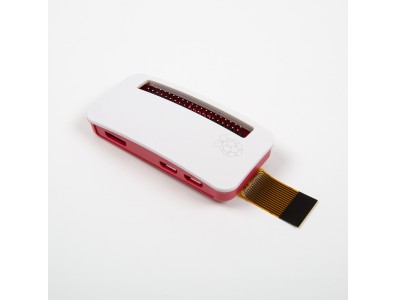 Case oficial vermelho e branco para Raspberry Pi Zero e Zero W - Imagem 5