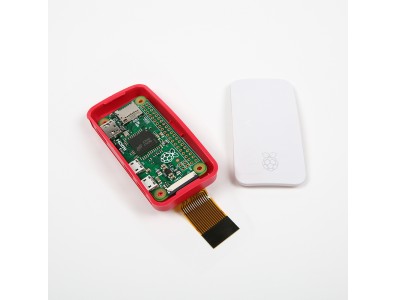 Case oficial vermelho e branco para Raspberry Pi Zero e Zero W - Imagem 6