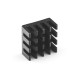 Dissipador de calor preto grande para Raspberry Pi Zero W, 14 x 14 x 7 mm - Thumb - 2