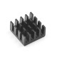 Dissipador de calor preto grande para Raspberry Pi Zero W, 14 x 14 x 7 mm - Thumb - 1