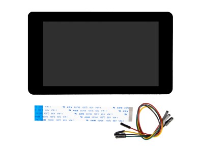 Display Touch Oficial 7 polegadas 800 x 480 pixels para Raspberry Pi 4B/3B/2B/B+/A+ - Imagem 2