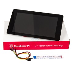 Display Touch Oficial 7 polegadas 800 x 480 pixels para Raspberry Pi 4B/3B/2B/B+/A+