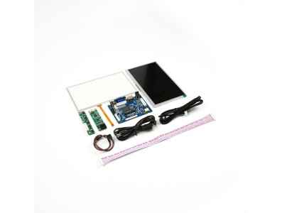 Display LCD touch resistivo 7 polegadas adapt&aacute;vel &agrave; interface HDMI, resolu&ccedil;&atilde;o 1024&times;600 - Imagem 2