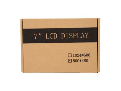 Painel LCD 7'' 800&times;480 com touch capacitivo, interface HDMI e USB para Raspberry Pi 3/4 - Imagem 2