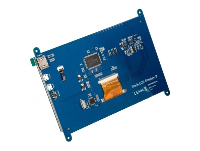 Painel LCD 7'' 800&times;480 com touch capacitivo, interface HDMI e USB para Raspberry Pi 3/4 - Imagem 5