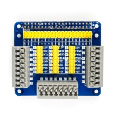 Placa de expans&atilde;o GPIO multifuncional com coluna fixa de nylon e ponteira jumper para Raspberry Pi 4B/3B/3B+
