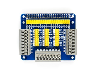 Placa de expans&atilde;o GPIO multifuncional com coluna fixa de nylon e ponteira jumper para Raspberry Pi 4B/3B/3B+ - Imagem 1