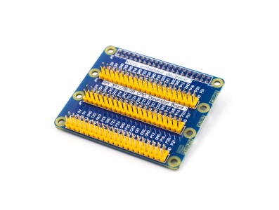Placa de Expans&atilde;o GPIO 1 para 3 com Fixa&ccedil;&atilde;o por Parafuso para Raspberry Pi 3/4 - Imagem 4