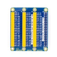 Placa de Expans&atilde;o GPIO 1 para 3 com Fixa&ccedil;&atilde;o por Parafuso para Raspberry Pi 3/4