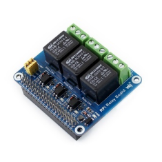 M&oacute;dulo Shield de 3 Rel&eacute;s para Raspberry Pi 3B+/4B