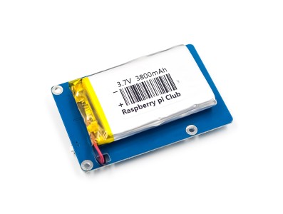 Placa de expans&atilde;o de energia com bateria de l&iacute;tio 3,7 V 3800 mAh e dupla sa&iacute;da USB para Raspberry Pi e RP2040 - Imagem 2