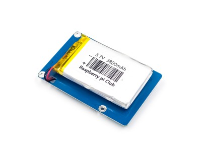 Placa de expans&atilde;o de energia com bateria de l&iacute;tio 3,7 V 3800 mAh e dupla sa&iacute;da USB para Raspberry Pi e RP2040 - Imagem 3