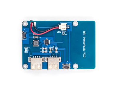 Placa de expans&atilde;o de energia com bateria de l&iacute;tio 3,7 V 3800 mAh e dupla sa&iacute;da USB para Raspberry Pi e RP2040 - Imagem 6
