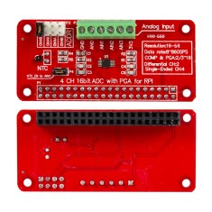 M&oacute;dulo ADC ADS1115 4 canais 16 bits com PGA para Raspberry Pi V1.03