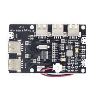 M&oacute;dulo de alimenta&ccedil;&atilde;o e hub USB com bateria de l&iacute;tio para Raspberry Pi e RP2040