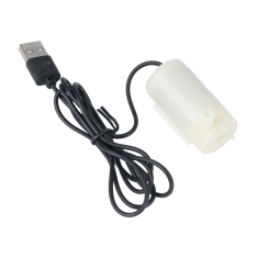 Mini bomba submers&iacute;vel branca silenciosa DC 3&ndash;5V com USB