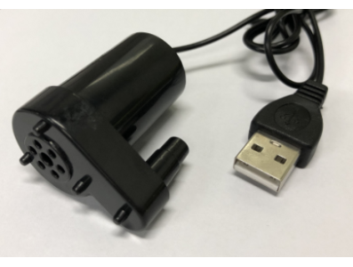 Bomba submers&iacute;vel mini vertical 5V USB preta com baixo n&iacute;vel de ru&iacute;do - Imagem 1