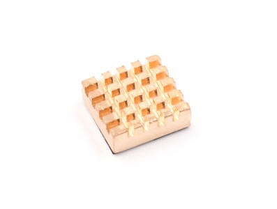 Conjunto robusto de dissipadores com acabamento azul em liga de &oacute;xido de alum&iacute;nio para Raspberry Pi 3B/4B - Imagem 3