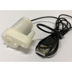 Mini bomba submers&iacute;vel vertical 5V com USB, branca e silenciosa