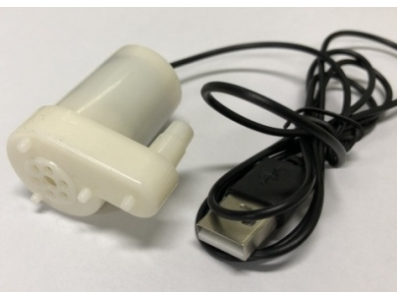 Mini bomba submers&iacute;vel vertical 5V com USB, branca e silenciosa - Imagem 1