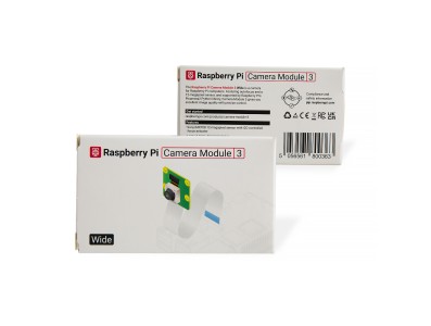 M&oacute;dulo de C&acirc;mera Raspberry Pi Camera Module 3 Wide Sony IMX708 12MP Autofoco Campo de Vis&atilde;o 120&deg; - Imagem 1