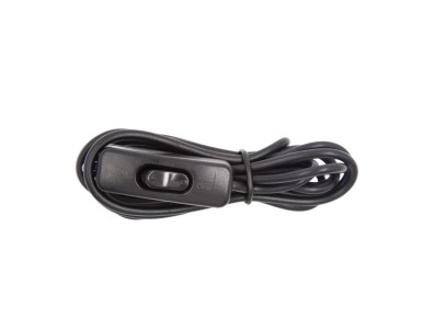 Cabo USB para Micro USB 5V 2,5A 1,5 m com interruptor liga/desliga e controle de energia, preto (tamanho do interruptor aleat&oacute;ri - Imagem 2