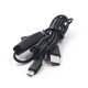 Cabo USB para Micro USB 5V 2,5A 1,5 m com interruptor liga/desliga e controle de energia, preto (tamanho do interruptor aleat&oacute;ri - Thumb - 1