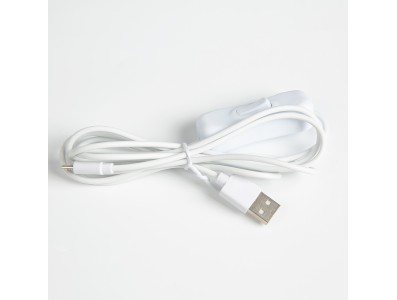 Cabo USB para Micro USB 1,5 m 5 V 2,5 A com interruptor liga/desliga e controle de energia branco, compat&iacute;vel com Raspberry Pi 3 - Imagem 6