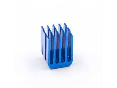 Dissipador MOSFET em liga de alum&iacute;nio azul 9 x 9 x 12 mm - Imagem 2