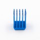 Dissipador MOSFET em liga de alum&iacute;nio azul 9 x 9 x 12 mm - Thumb - 4