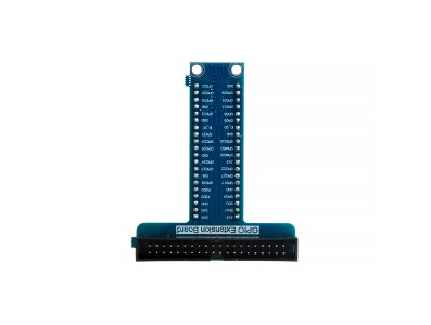 Placa de extens&atilde;o GPIO Tipo T 40 pinos azul para Raspberry Pi e RP2040 - Imagem 2