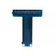 Placa de extens&atilde;o GPIO Tipo T 40 pinos azul para Raspberry Pi e RP2040 - Thumb - 3
