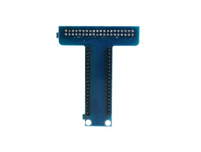 Placa de extens&atilde;o GPIO Tipo T 40 pinos azul para Raspberry Pi e RP2040 - Imagem 3