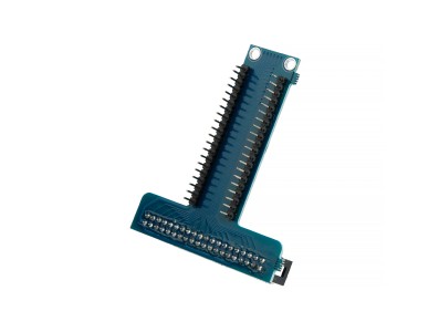 Placa de extens&atilde;o GPIO Tipo T 40 pinos azul para Raspberry Pi e RP2040 - Imagem 4
