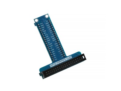 Placa de extens&atilde;o GPIO Tipo T 40 pinos azul para Raspberry Pi e RP2040 - Imagem 5
