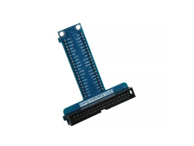 Placa de extens&atilde;o GPIO Tipo T 40 pinos azul para Raspberry Pi e RP2040 - Imagem 6