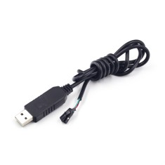 Cabo USB para TTL PL2303HX 4 pinos compat&iacute;vel com Raspberry Pi e RP2040