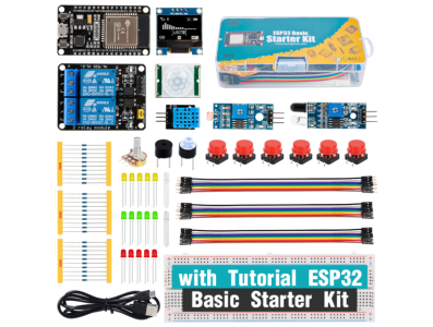 Kit B&aacute;sico de Inicia&ccedil;&atilde;o ESP32 WiFi IoT, Placa de Desenvolvimento Educacional - Imagem 7