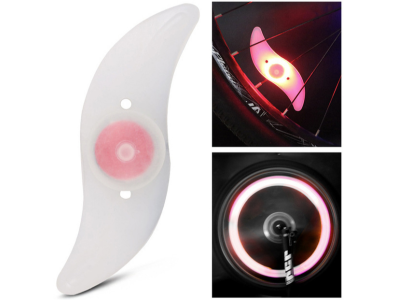 Luz de Roda em Silicone com LED Vermelho - Imagem 1