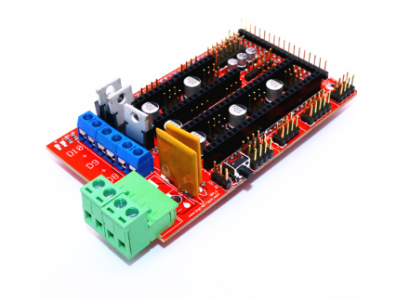 Placa RAMPS 1.4 Vermelha para Arduino Mega 2560 e Impressora 3D - Imagem 1