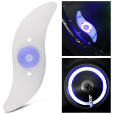 Luz de roda com LED azul em silicone