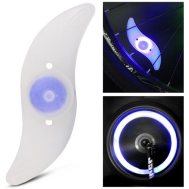 Luz de roda com LED azul em silicone