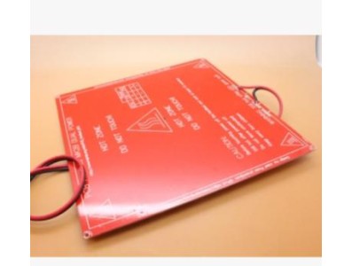 Mesa Aquecida PCB MK2B Vermelha com Cabo 14 AWG de 1 m - Imagem 1