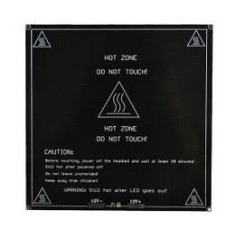Mesa Aquecida MK3 de Alum&iacute;nio para Impressora 3D - 214 x 214 x 3 mm