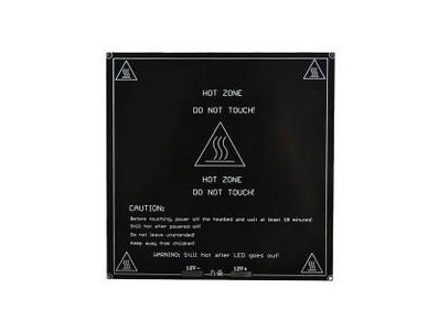 Mesa Aquecida MK3 de Alum&iacute;nio para Impressora 3D - 214 x 214 x 3 mm - Imagem 1