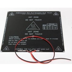 Mesa Aquecida MK3 de Alum&iacute;nio Preta com Cabo 14 AWG de 60 cm