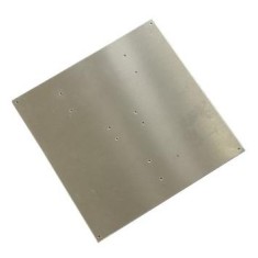 Placa de Alum&iacute;nio de Apoio para Mesa MK2/MK3 - 220 x 220 x 2 mm