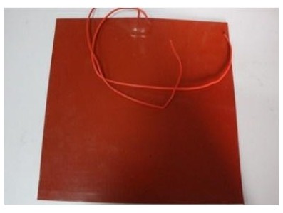 Mesa Aquecida de Silicone para Impressora 3D - 250 x 250 mm, 12 V, 280 W - Imagem 1