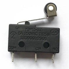 Microchave Fim de Curso KW11-3Z com Rolete - 5 A, 250 VCA, Haste de 16 mm